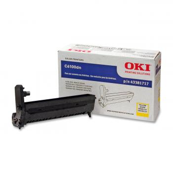 Okidata C6100 Image Drum, Yellow