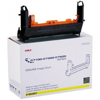 OkiData C7300, C7500 Series Image Drum , Yellow