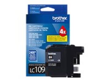 Brother LC109BK - Super High Yield 2400 Page-Yield MFC J6520DW, J6720DW, J6920DW