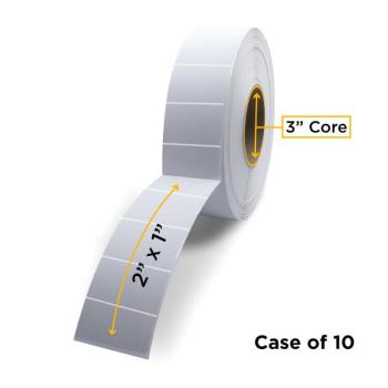 Non-OEM New Thermal Transfer Label Roll 3.0" ID x 8.0" Max OD for Industrial Barcode Printers